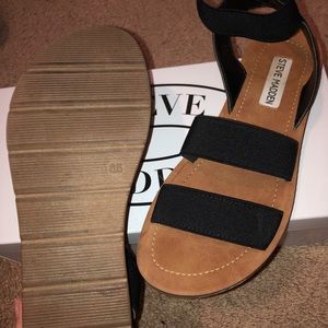 steve madden raffy sandal black